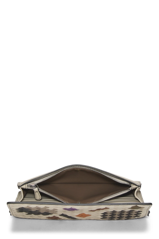 White Intrecciato Wallet On Chain (WOC), , large image number 5