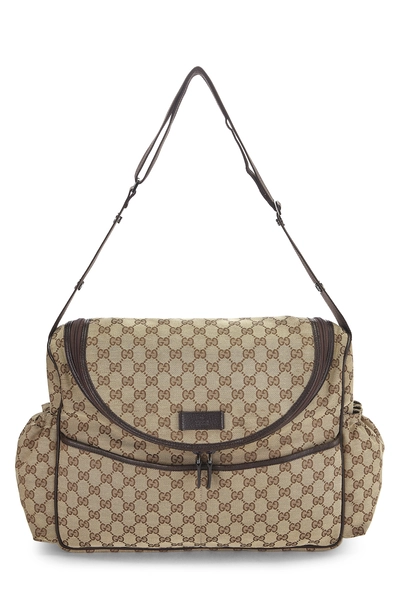 Brown Original GG Canvas Diaper Bag
