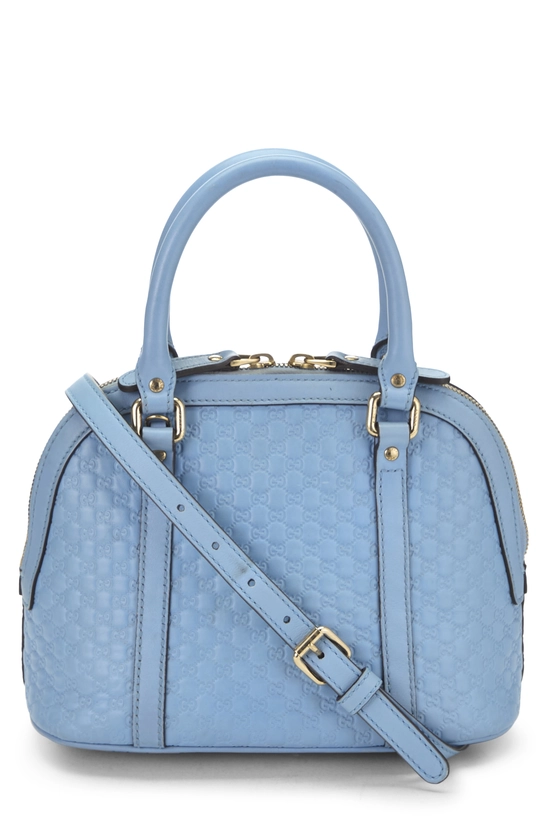 Blue Microguccissima Nice Dome Bag Small, , large image number 3