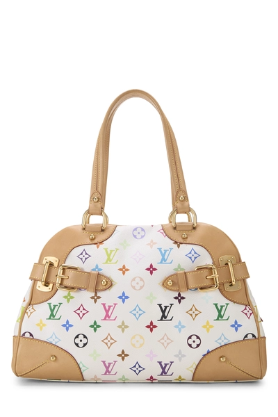 Takashi Murakami x Louis Vuitton White Monogram Multicolore Claudia
