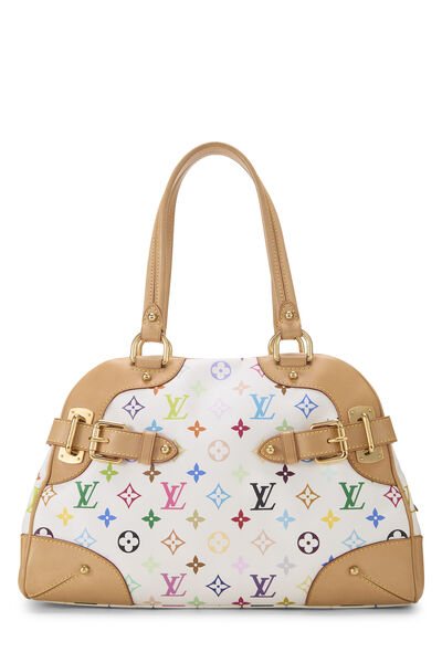 Takashi Murakami x Louis Vuitton White Monogram Multicolore Claudia
