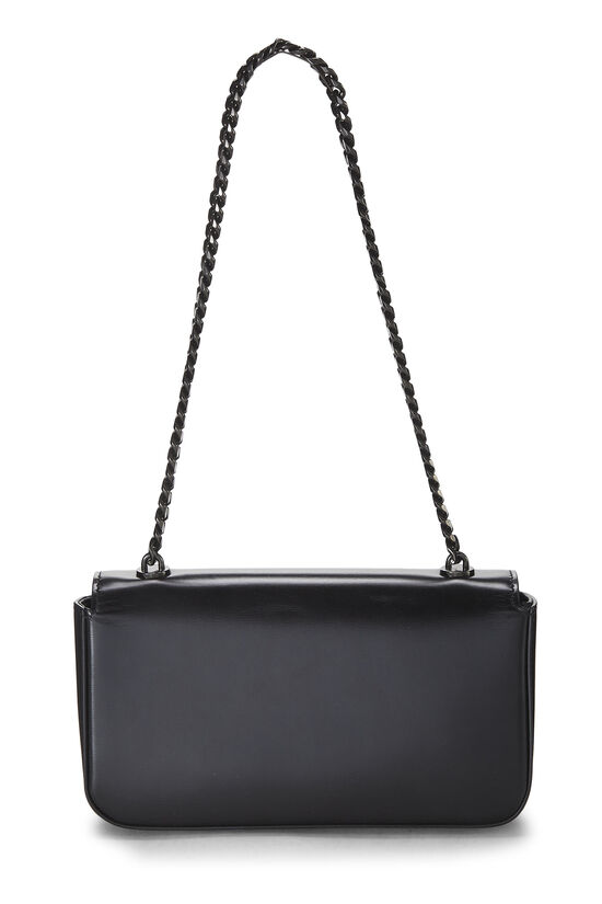 SMALL BLONDIE SHOULDER BAG 21.5 IN BLACK PATENT CALFSKIN