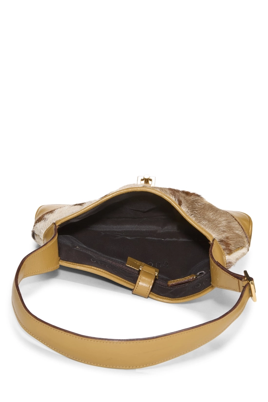 Brown Ponyhair Jackie Shoulder Bag Mini, , large image number 5