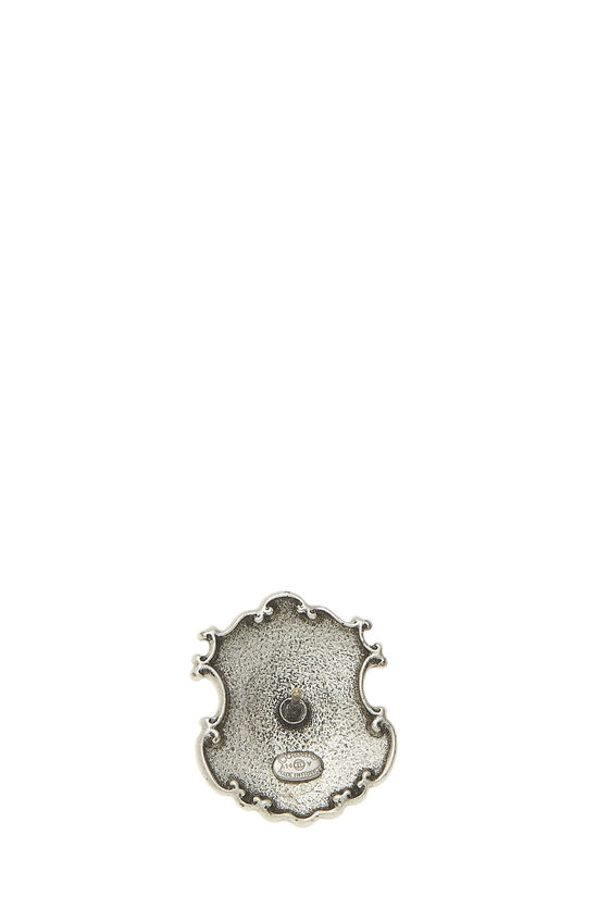 Paris-Dallas Silver Sheriff Badge Earrings, , large image number 2