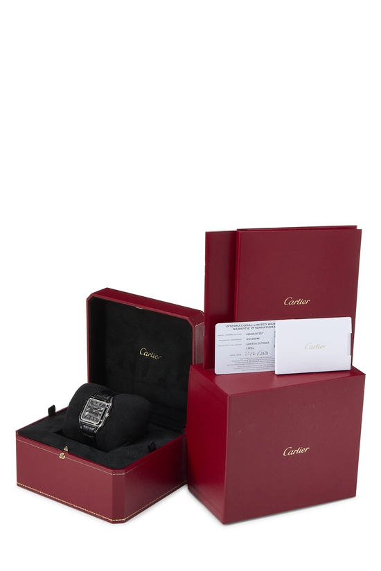 Black Stainless Steel Santos-Dumont WSSA0046 Large, , large image number 1