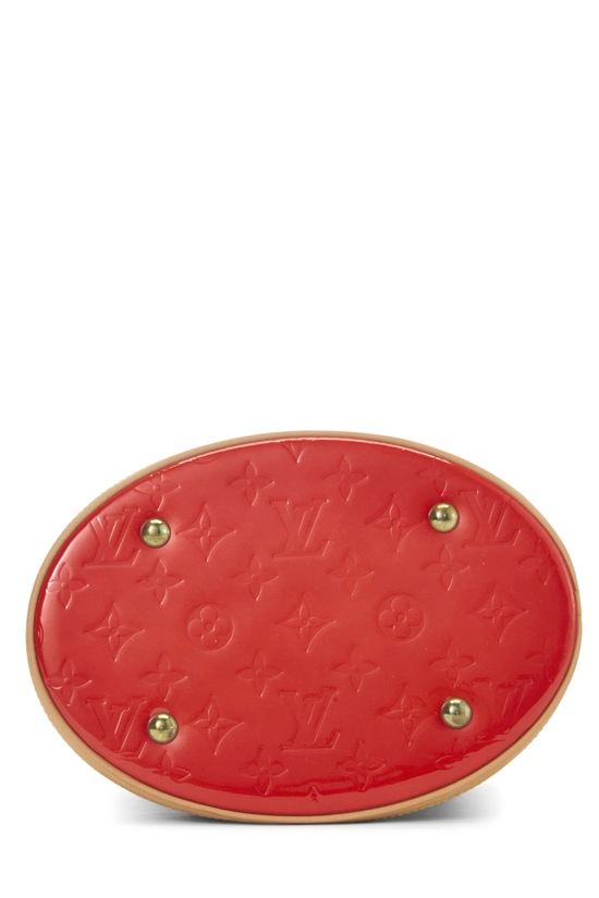 Red Monogram Vernis Bucket PM, , large image number 4