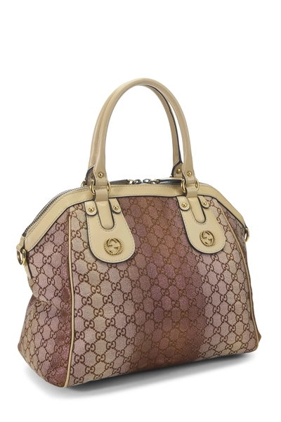 Gucci Beige GG Lurex Scarlett Dome Handbag Medium — photo 2
