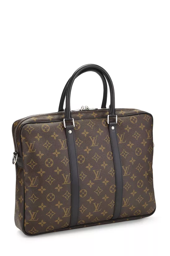 Monogram Macassar Porte Documents-Voyage PM, , large image number 1