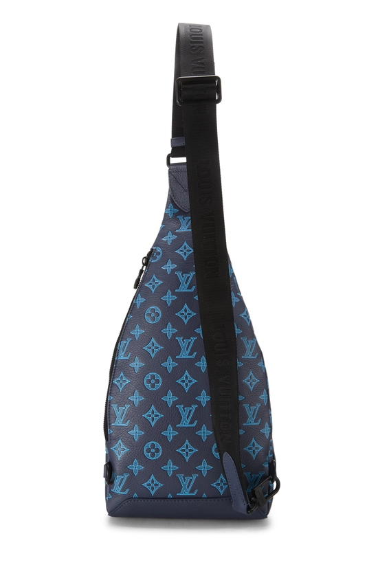 Blue Monogram Shadow Discovery Bumbag, , large image number 3