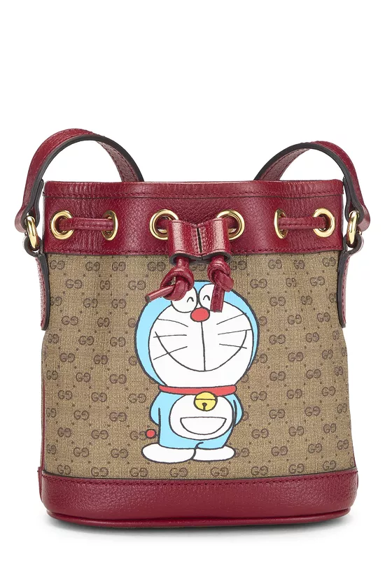 Doraemon x Gucci Coated Canvas Bucket Bag Mini, , large image number 0
