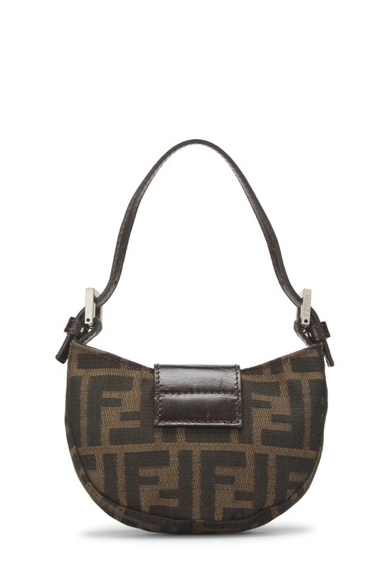 Brown Zucca Canvas Croissant Mini, , large image number 3