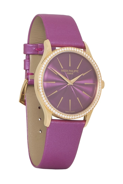 Purple Calatrava Joaillerie Watch