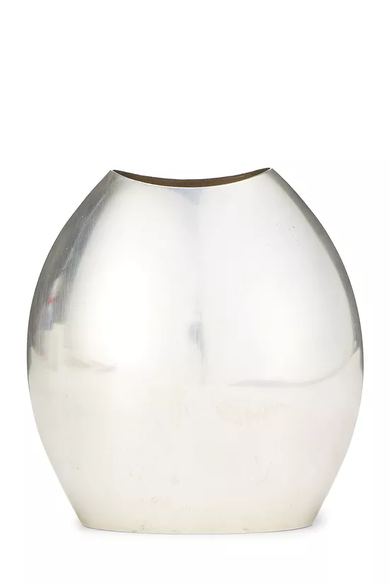 Silver Plated Bean Vase Small, , large image number 0