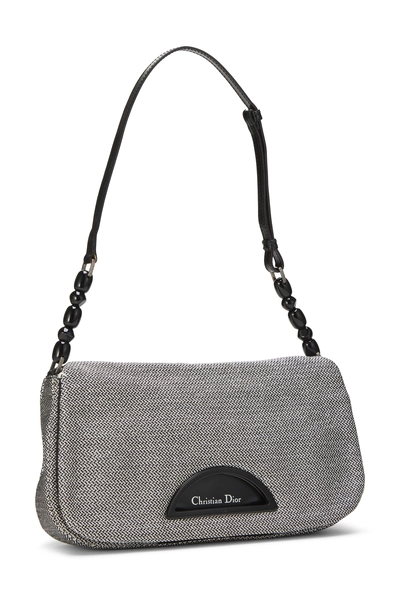 Silver Mesh Malice Shoulder Bag, , large