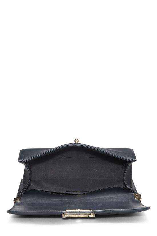 Chanel Grey Quilted Lambskin Boy Bag Medium Q6B01A1IE7000