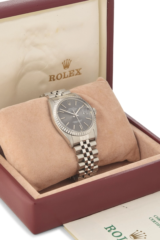 Stainless Steel Tapestry Dial Datejust 16030 36mm, , large image number 8