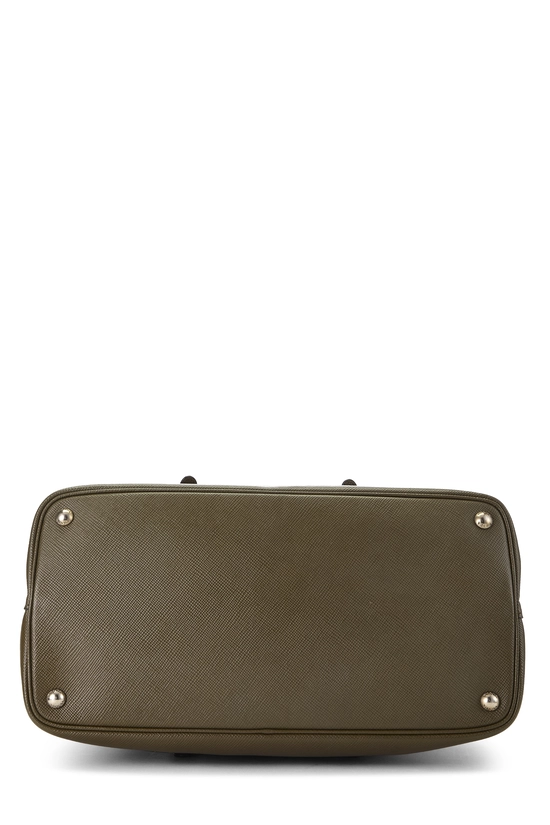 Green Saffiano Leather Double Tote Medium, , large image number 4