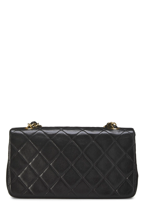 Black Quilted Lambskin Full Flap Mini, , large image number 3
