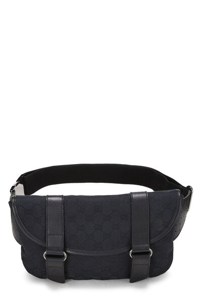 Black Original GG Canvas Belt Bag