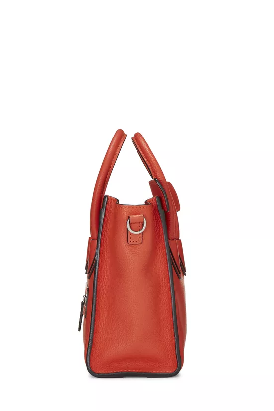 Orange Leather Luggage Nano, , large image number 2