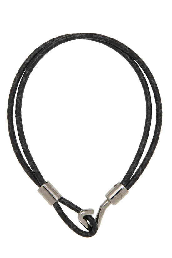 Black Monogram Eclipse Pinlock Bracelet, , large image number 0