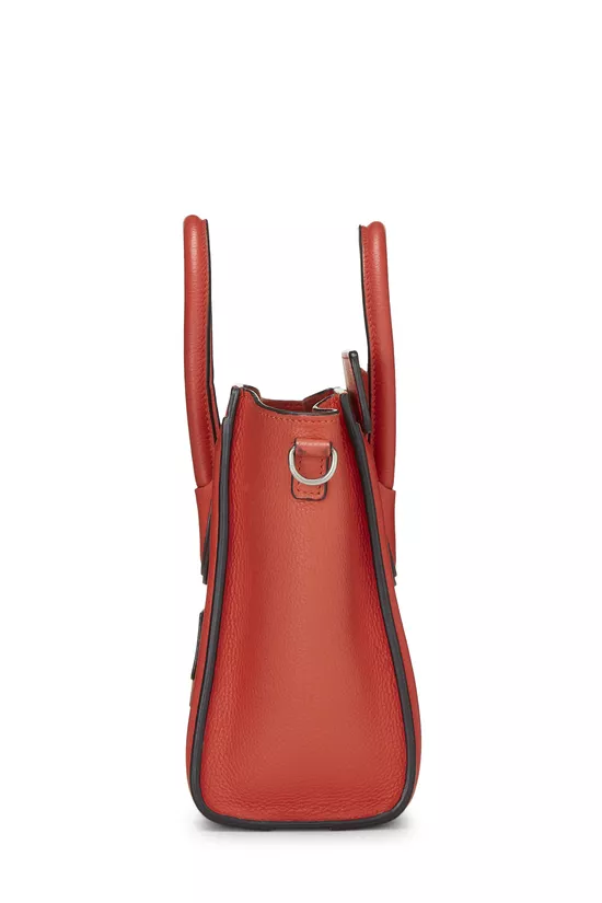 Red Leather Luggage Nano, , large image number 2