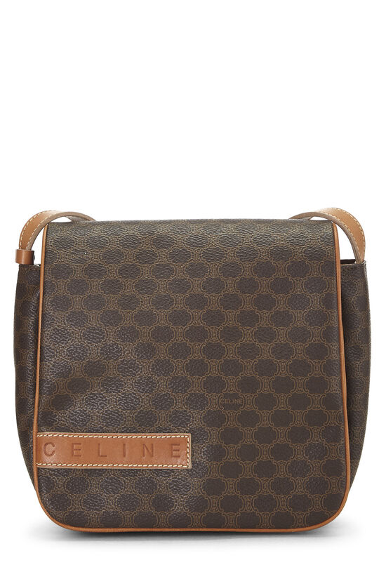 Brown Coated Canvas Macadam Shoulder Bag, , large image number 0