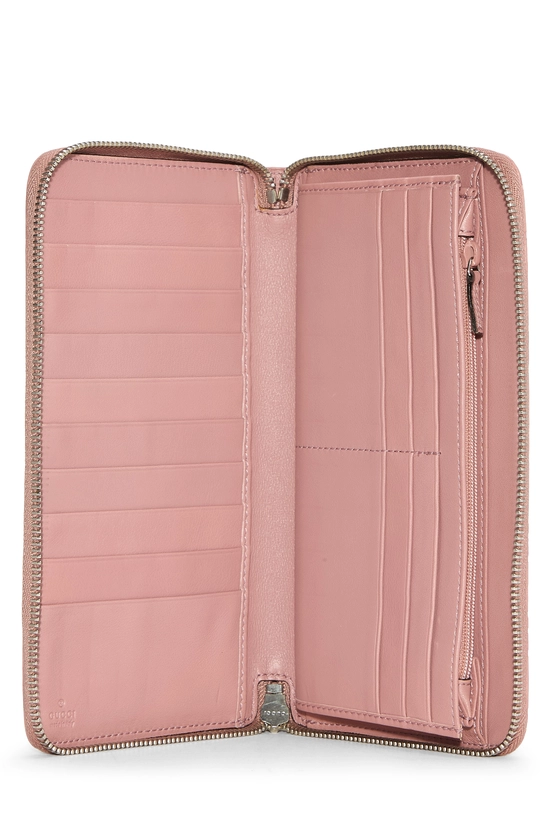 Pink Guccissima Continental Wallet, , large image number 3