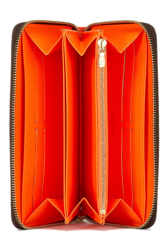 Stephen Sprouse x Louis Vuitton Orange Monogram Graffiti Zippy Wallet, , large image number 4