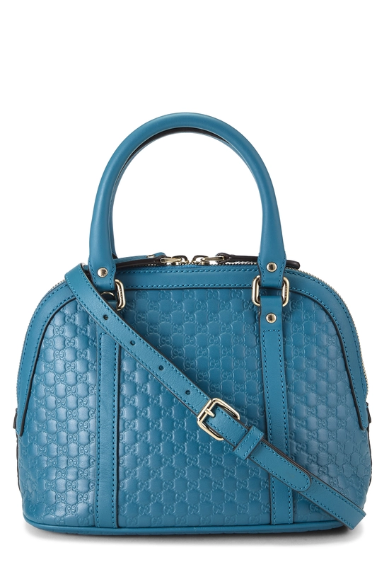 Blue Microguccissima Nice Dome Bag Small, , large image number 3