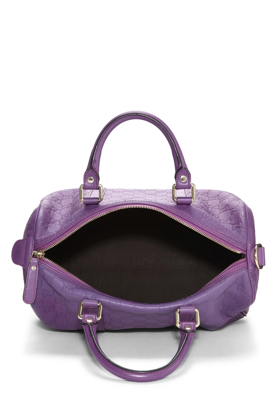 Purple Guccissima Leather Joy Boston Handbag, , large image number 5