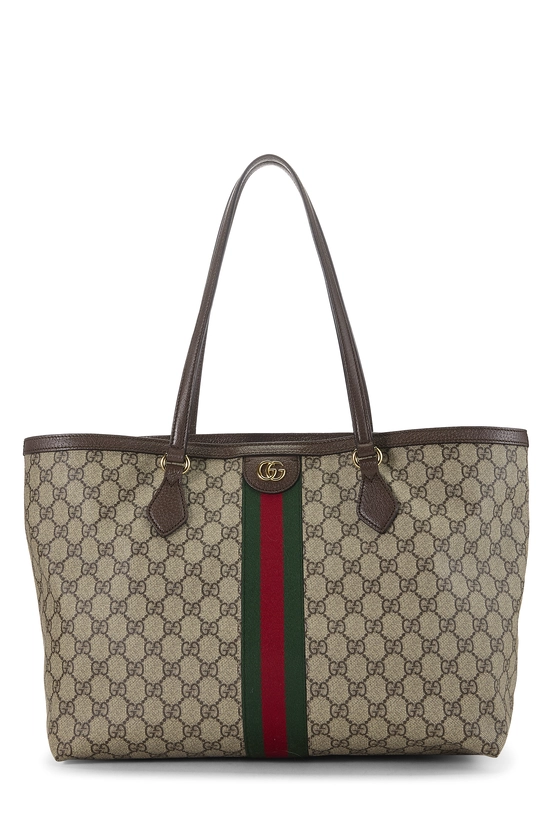 Original GG Supreme Canvas Ophidia Tote Medium, , large image number 0