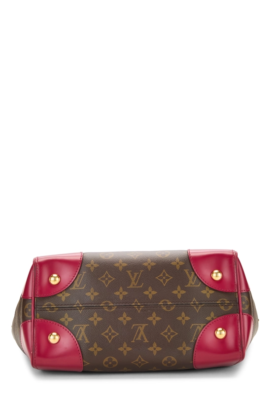 Burgundy Monogram Canvas Phenix MM, , large image number 4