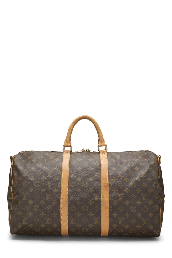 Monogram Canvas Keepall Bandouliere 50, , large image number 0