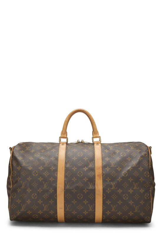 Monogram Canvas Keepall Bandouliere 50, , large image number 0