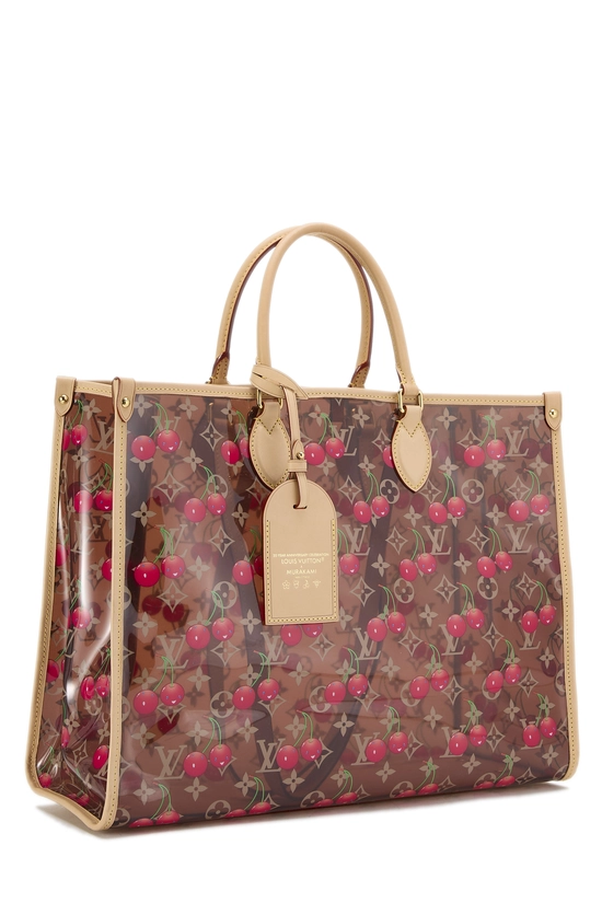 Takashi Murakami x Louis Vuitton Vinyl Monogram Cerises On The Go GM, , large image number 1