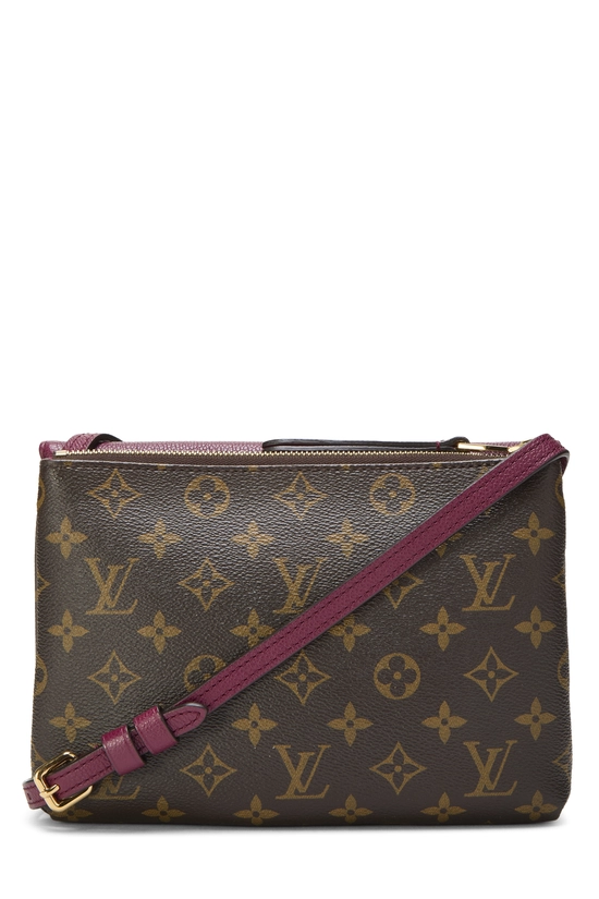 Purple Monogram Canvas Twice, , large image number 3