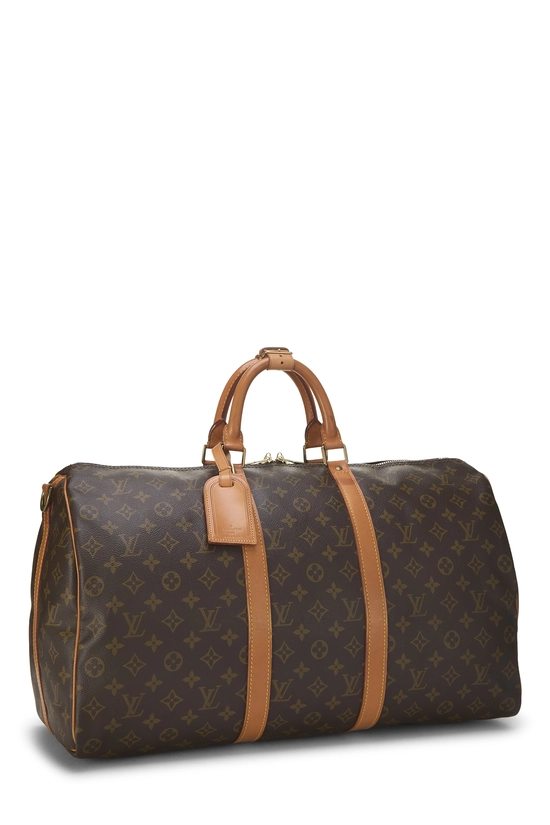 Monogram Canvas Keepall Bandouliere 50, , large image number 1