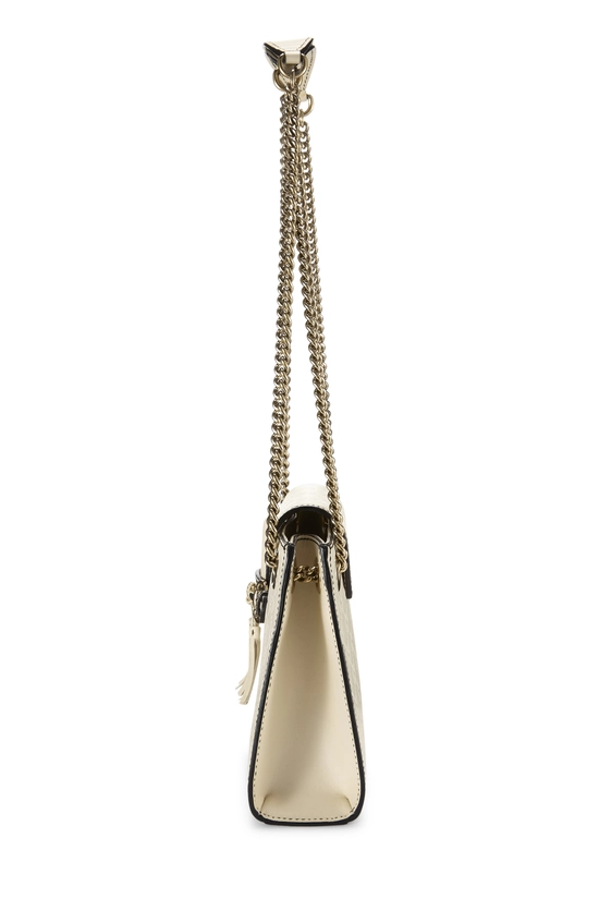White Guccissima Leather Emily Chain Shoulder Bag, , large image number 2