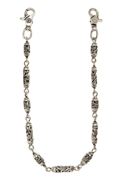 Sterling Silver Cuban Link Wallet Chain, , large