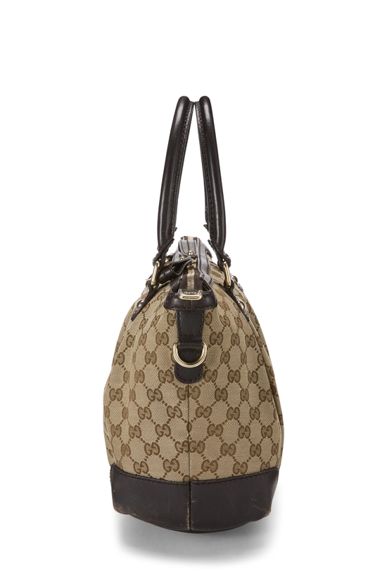 Pre-Owned Brown Original GG Canvas Sukey Zip Handbag Large