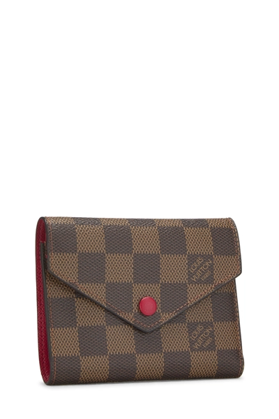 Damier Ebene Victorine Wallet, , large