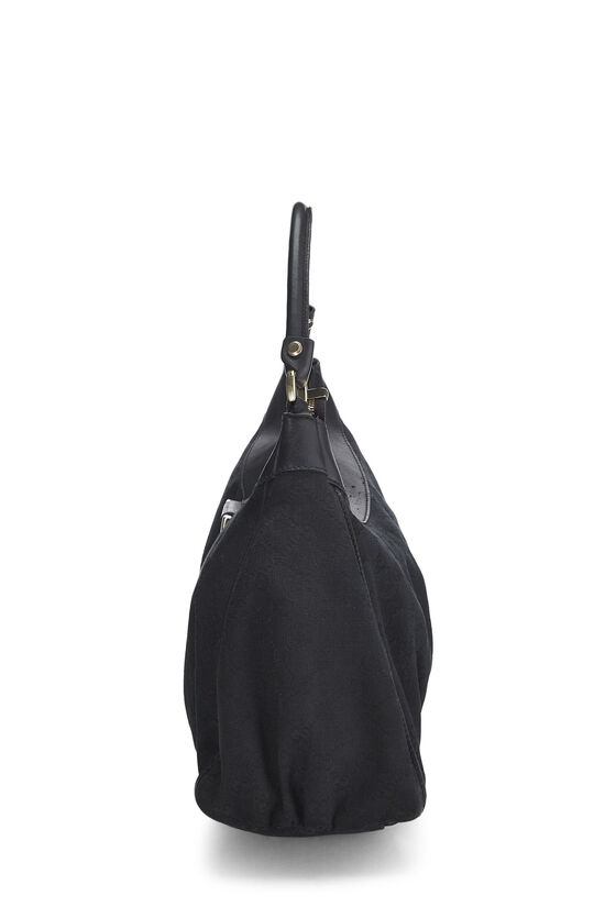 Black Original GG Canvas D-Ring Abbey Shoulder Bag, , large image number 2