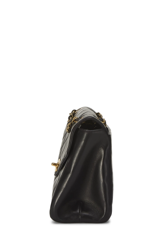 Black Quilted Lambskin Envelope Flap Medium, , large image number 2