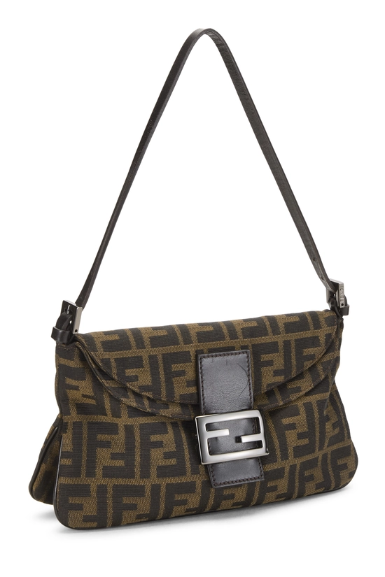 Brown Zucca Canvas Shoulder Bag, , large image number 1