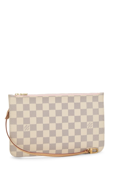 Damier Azur Neverfull Pouch, , large