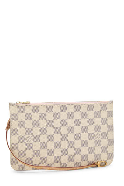 Damier Azur Neverfull Pouch, , large