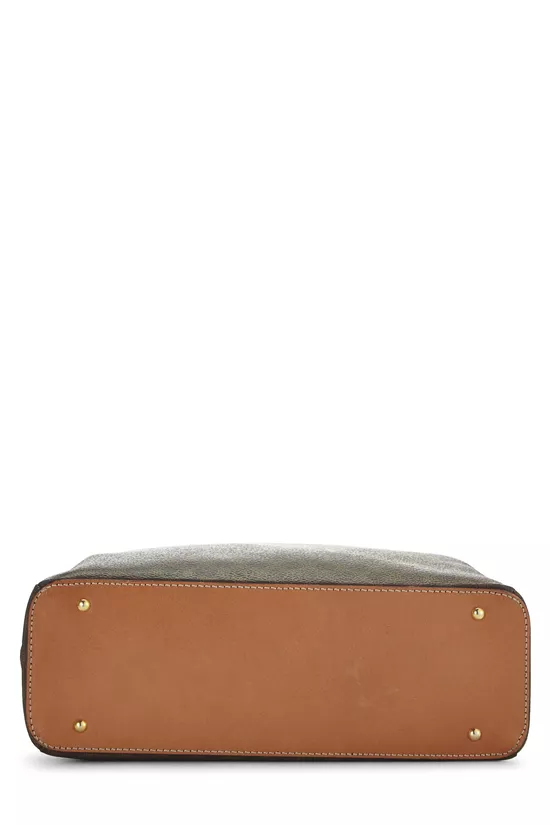 Brown Coated Canvas Macadam Handbag, , large image number 4