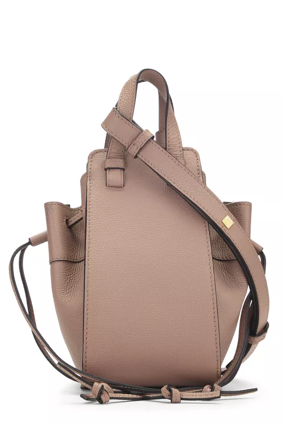 Pink Calfskin Hammock Drawstring Bag Mini, , large image number 3