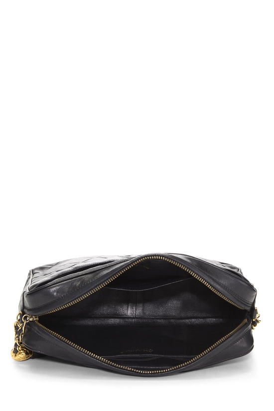 Black Quilted Lambskin Pocket Camera Bag Large, , large image number 5